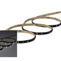 LED-Streifen schwarz, 5W 24V, kaltweiß