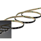 LED-Streifen schwarz, 5W 24V, kaltweiß