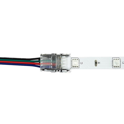 RGB Anschlussverbinder für 10mm RGB-Streifen, “XB-4”, 4-Pin