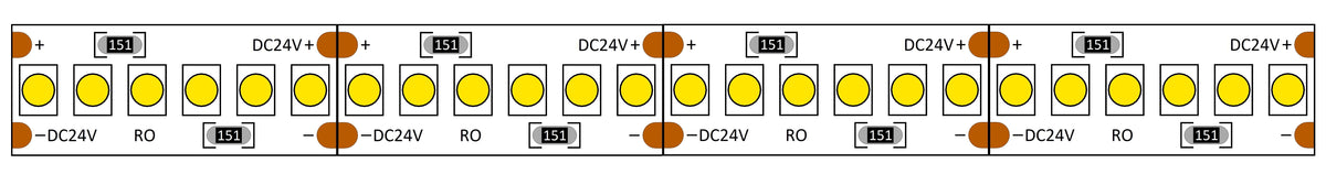 LED-Streifen 19,2W/m 2800K – Bild 4