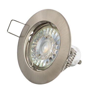 Einbauleuchte "DF-9245" matt-chrom Ø 62mm