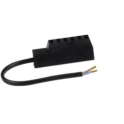 AMP-Verteiler 6-fach schwarz 15cm