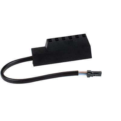 AMP-Verteiler 6-fach schwarz Mini-Stecker