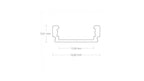 "AP1" Aluminiumprofil 2m klar – Bild 2