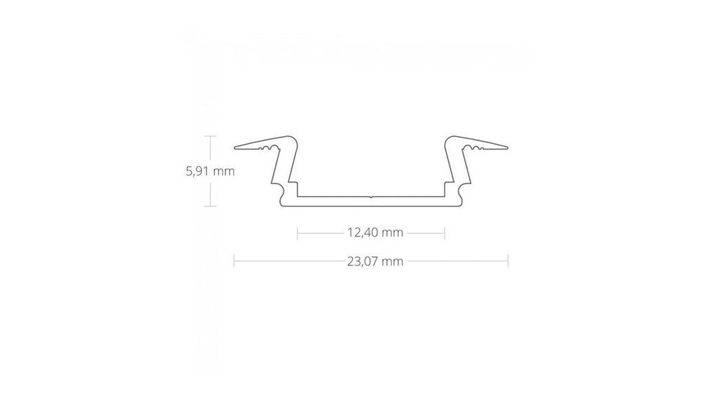 "AP3" Aluminiumprofil 2m klar – Bild 2