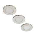 LED-Ein- und Unterbauleuchte "DF-1212" 3er Set