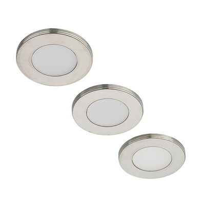 LED-Ein- und Unterbauleuchte "DF-1212" 3er Set
