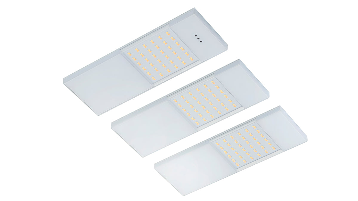 LED-Unterbauset "DF-1915", 3er Set mit IR-Sensor-Zentralschalter (3x 4W)
