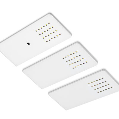LED-Unterbauset "DF-1907" 3er Set weiß