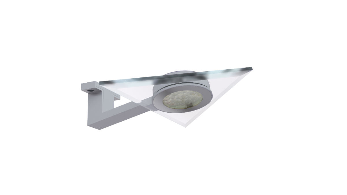LED-Dreieckleuchte "DF-1908", 3er-Set, Touch-Sensor-Schalter (3x 3W)