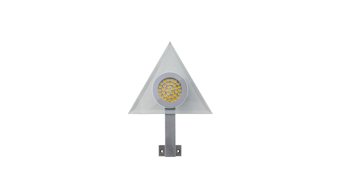 LED-Dreieckleuchte "DF-1908", 3er-Set, Touch-Sensor-Schalter (3x 3W)