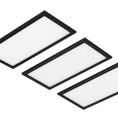 LED-Unterbauset "DF-1910" 3er Set schwarz