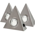 LED-Dreieckleuchten "DF-1920" 3er Set (3x 2,5W)