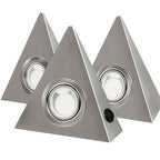 LED-Dreieckleuchten "DF-1920" 3er Set (3x 2,5W)
