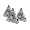 LED DREIECKLEUCHTE “DF-1920” 3-er Set, Zentralschalter