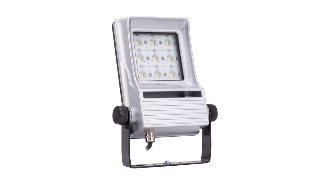 LED-Flutlichtstrahler "DF-51006", 26W, 3000K, silber