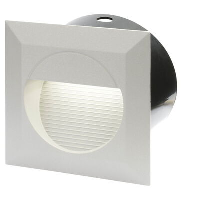 LED-Wandeinbauleuchte "DF-06032-3" 1,3W silber