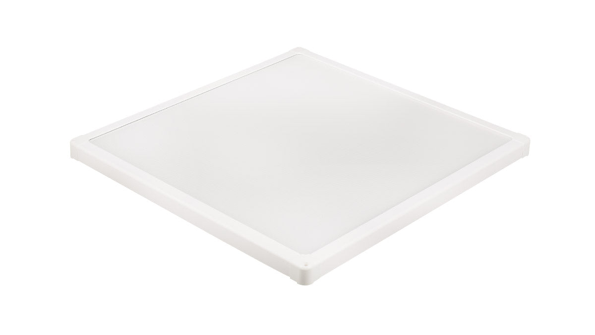 LED Deckenanbau Panel 620x620, 40W, 3.000K "DF-620-U-WW", weiß, inkl. Trafo, UGR19