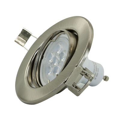 Einbauleuchte "DF-9222" matt-chrom Ø 68mm