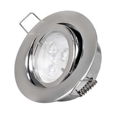 Einbauleuchte "DF-9451" Ficas chrom Ø 68mm