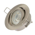 Einbauleuchte "DF-9451" Ficas matt-chrom Ø 68mm