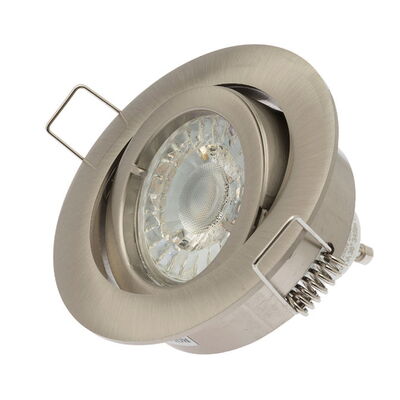 Einbauleuchte "DF-9451" Ficas matt-chrom Ø 68mm