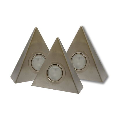 Halogen Dreieckleuchten "DF-2002" 3er Set