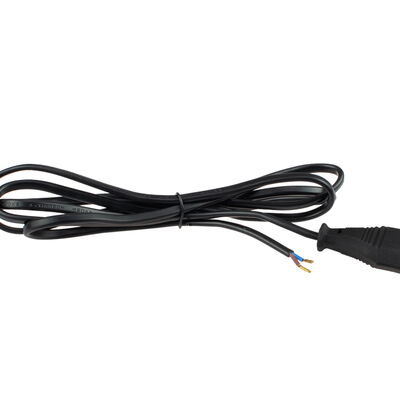Zuleitung mit Eurostecker, 1,5m, schwarz
