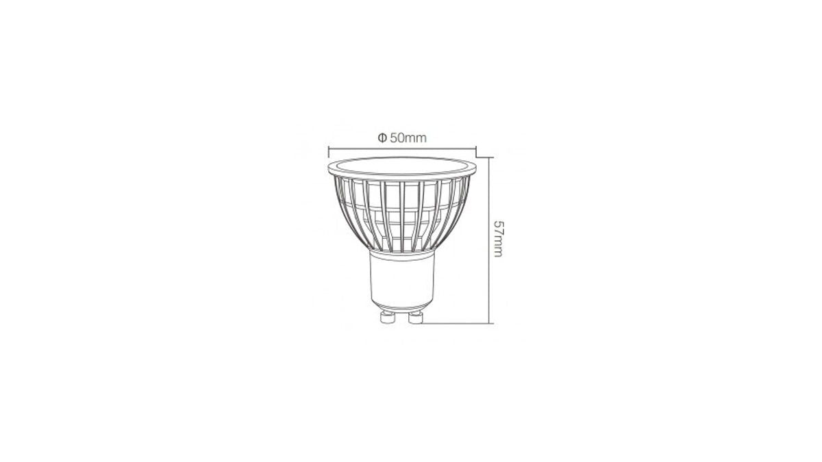 RGB+CCT-Powerlampe, GU10, 4W – Bild 2