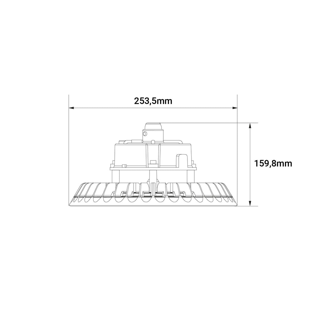 LED-Hallenleuchte "RO-HB100" – Bild 2