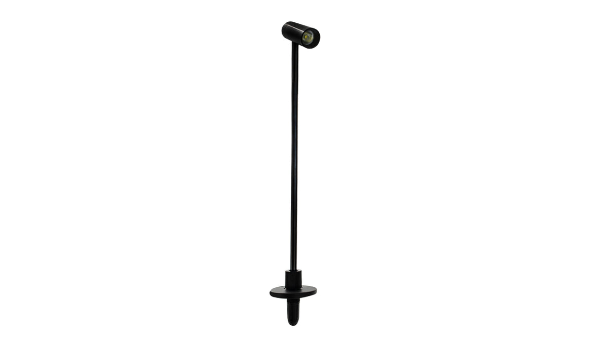 LED-Vitrinenleuchte VL-1004 "POLE", schwarz, warmwhite