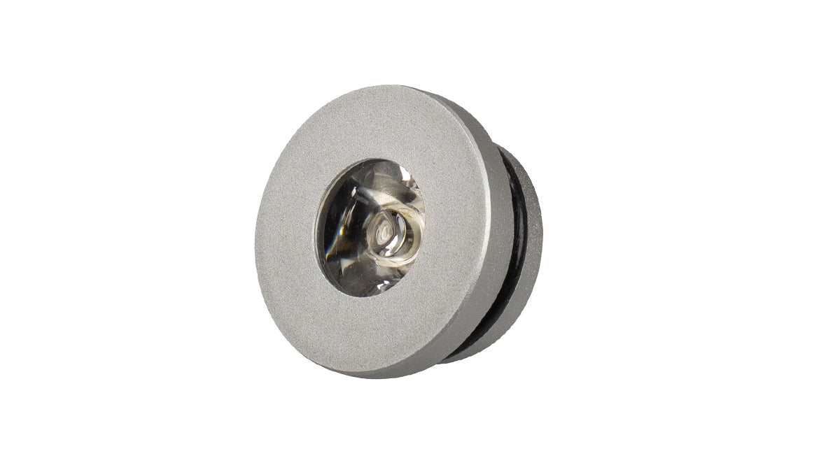 LED-Power Einbauspot, "RO.XXL-001", CW, silber