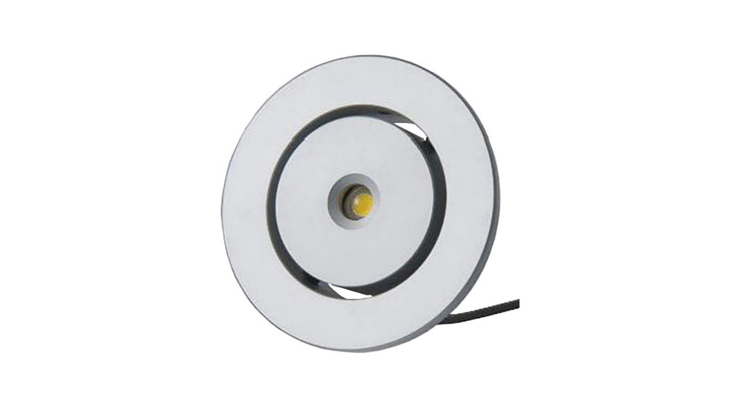 LED-Power Einbauspot, "RO.XXL-002", warmwhite, silber