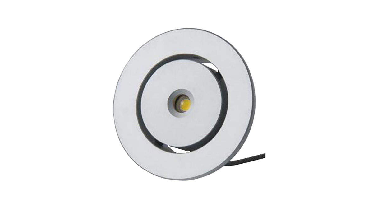 LED-Power Einbauspot, "RO.XXL-002", coolwhite, silber