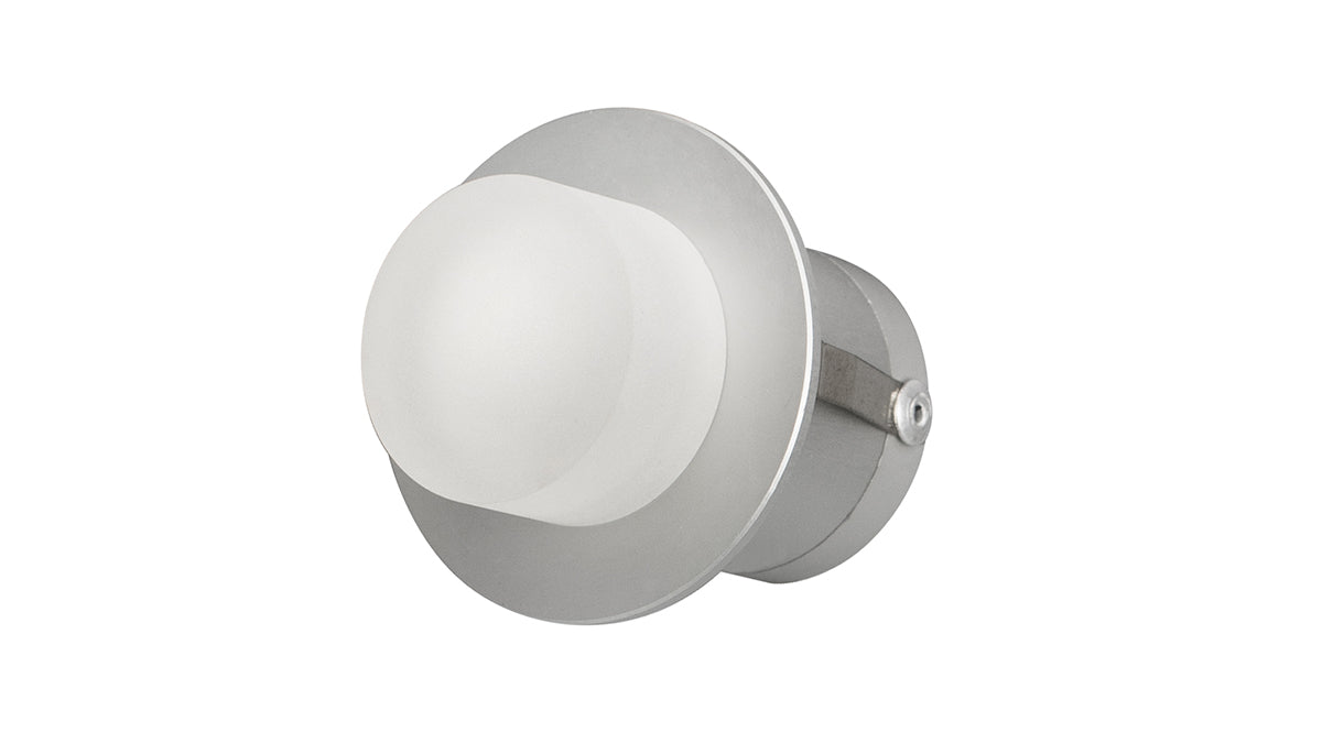 LED-Power Einbauspot, "RO.XXL-004", warmwhite, silber