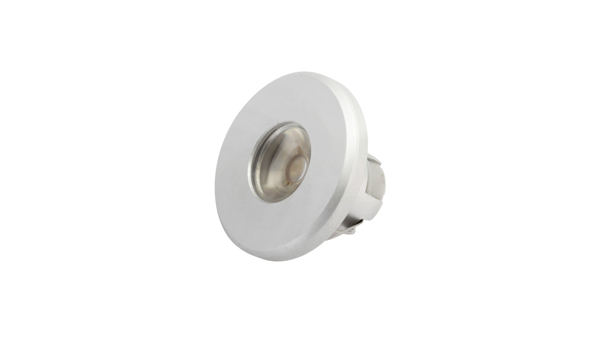 LED-Power Einbauspot, "RO.XXS-005", silber, 3.000K