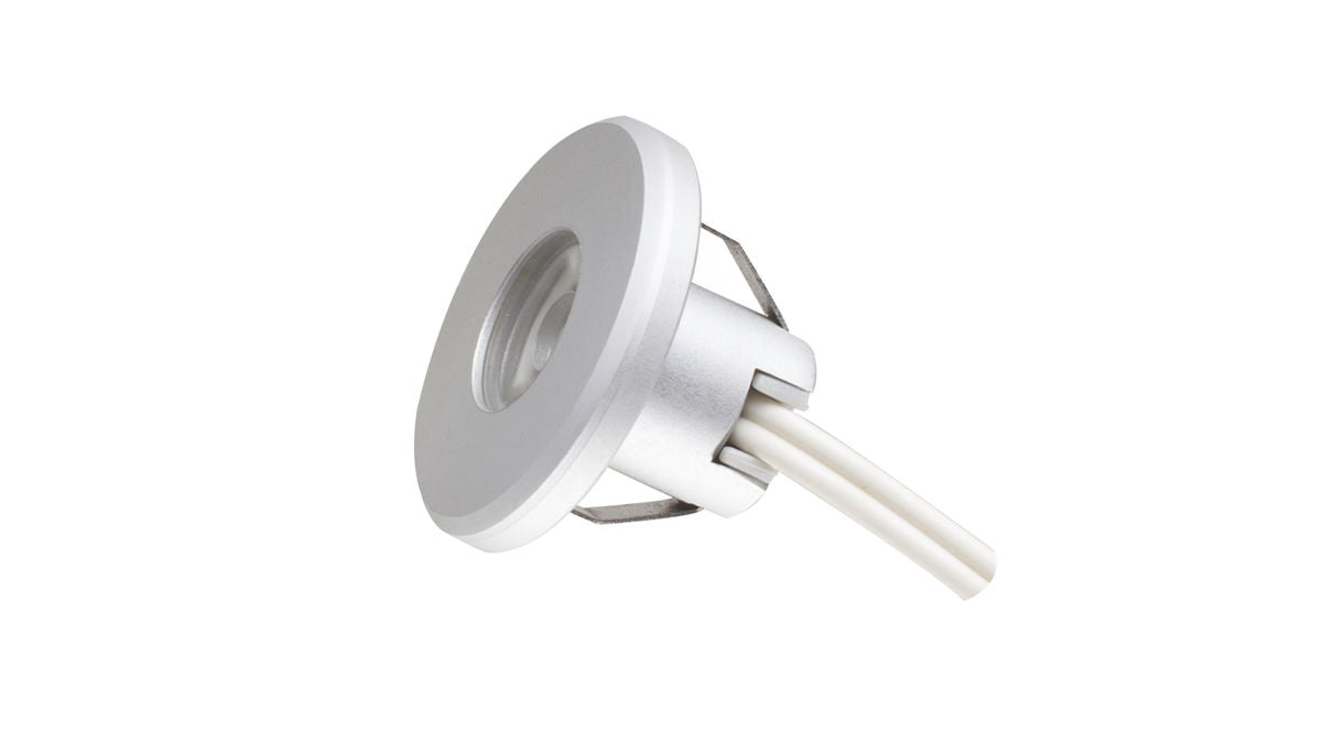 LED-Power Einbauspot, "RO.XXS-005", silber, 5.000K