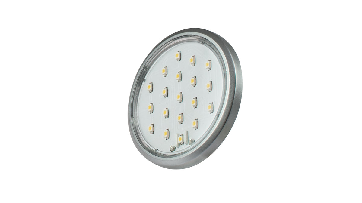 LED-Unterbauleuchte "Wood 1", solo, 1,5W, 12V, 5.000K, klares Glas